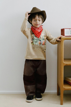 ZARA ФУТБОЛКА С ПРИНТОМ TOY STORY © DISNEY PIXAR, СВЕТЛО-КОРИЧНЕВЫЙ