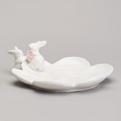 БЛЮДО СЕРВИРОВОЧНОЕ "КРОЛИКИ" 22,6Х18,8Х6,8 СМ