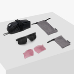 Спортивные очки Scicon Aerobeam Titanium Sunglasses White Matt Multi Mirror Sunburst + Pink