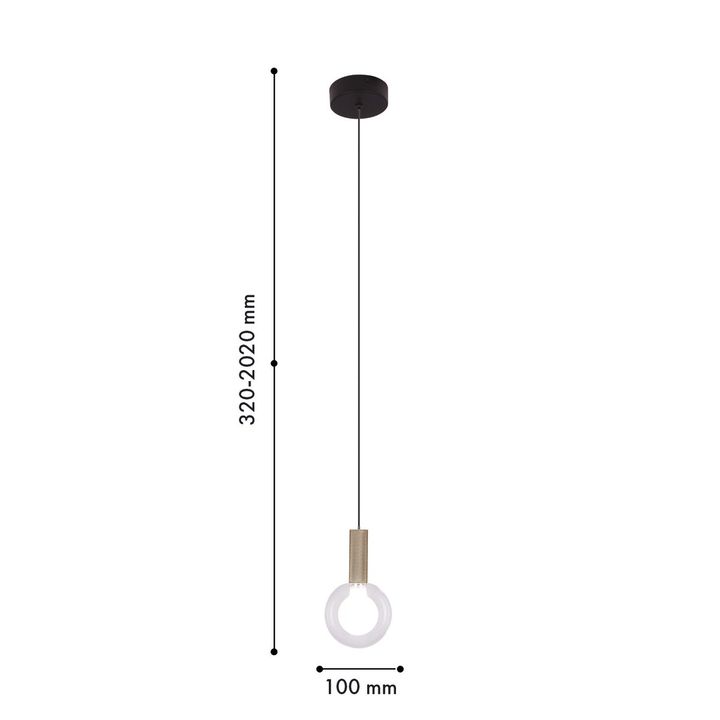 Подвесной светодиодный светильник Favourite Kula 4378-1P