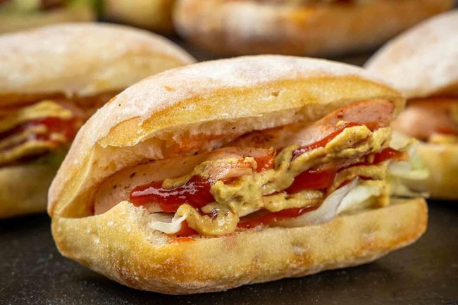 Чиабатта &quot;Сальсичча&quot; с мини-сосисками, 16 шт.