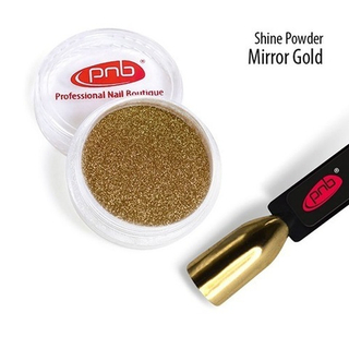 Втирка-блеск Зеркальное золото PNB /Shine Powder Mirror Gold PNB, 0,5 г