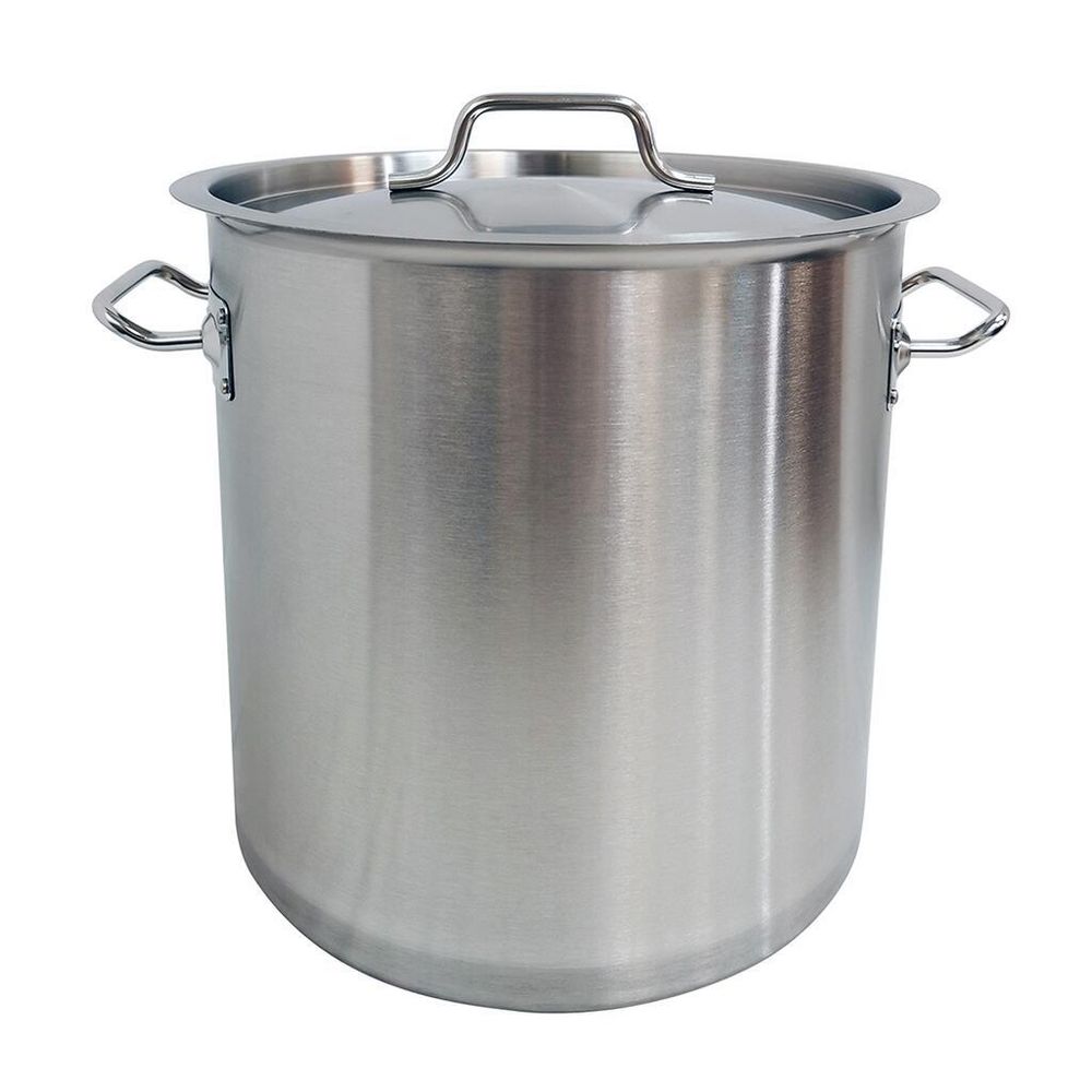 Кастрюля котел 10 л, 32*12 см   низкий с крышкой нерж. ИНДУКЦИЯ P.L. Proff Cuisine