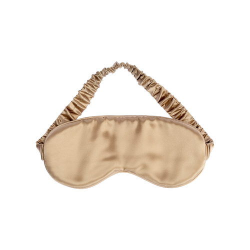 Маска для сна из натурального шелка бежевого цвета из коллекции Essential