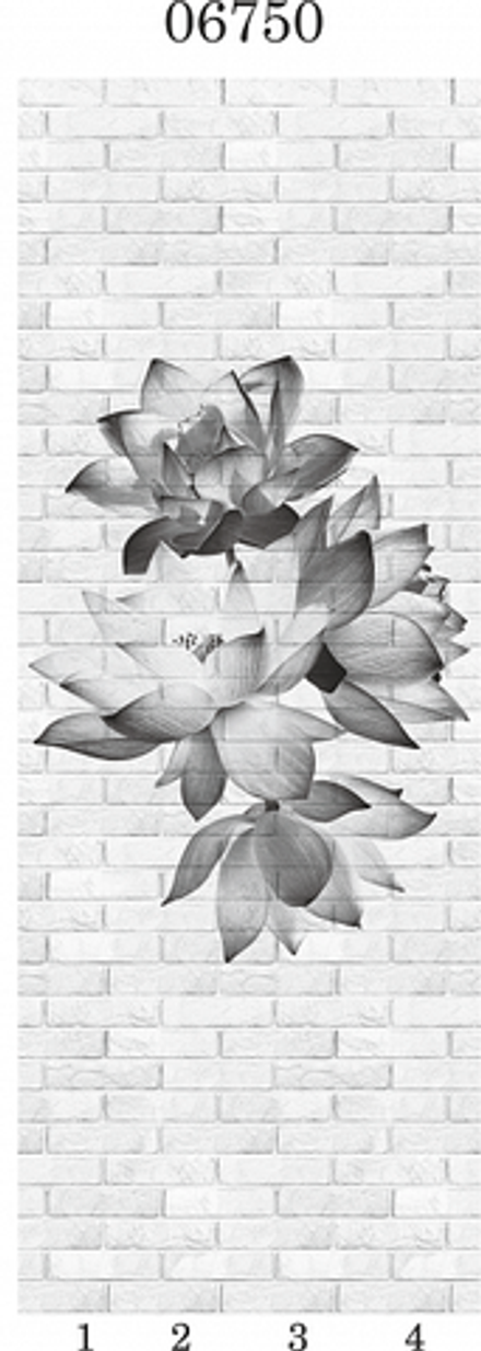 Панель из ПВХ Panda "Цветочные узоры" арт.06750