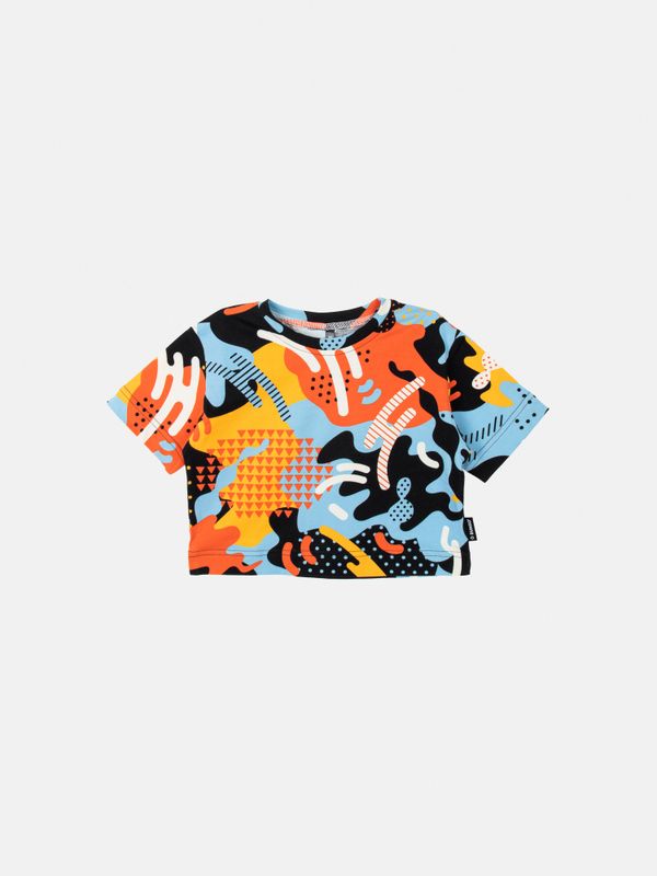 Футболка оверсайз укороченная 