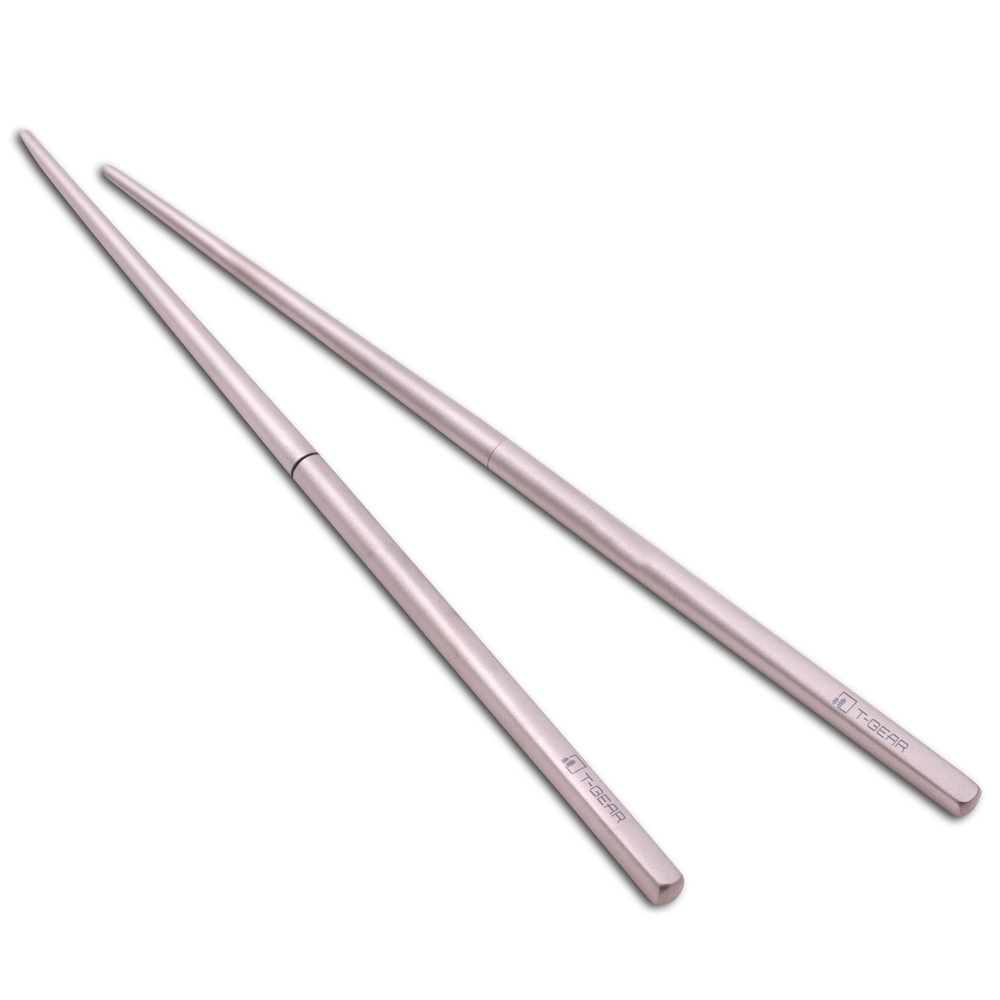 Палочки складные титановые T-Gear Titanium Folding Сhopsticks
