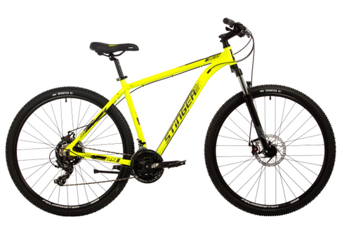 Велосипед STINGER 29" ELEMENT EVO зеленый, алюминий, размер 18"