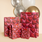 Подарочный пакет «Объемные сердца», 210 гр