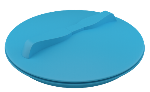 Крышка 350 мм синяя Полимер-Групп(синий) - арт.559324