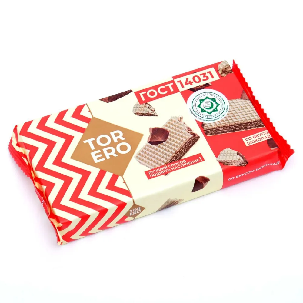 Вафли ГОСТ со вкусом шоколада и ореха,вес