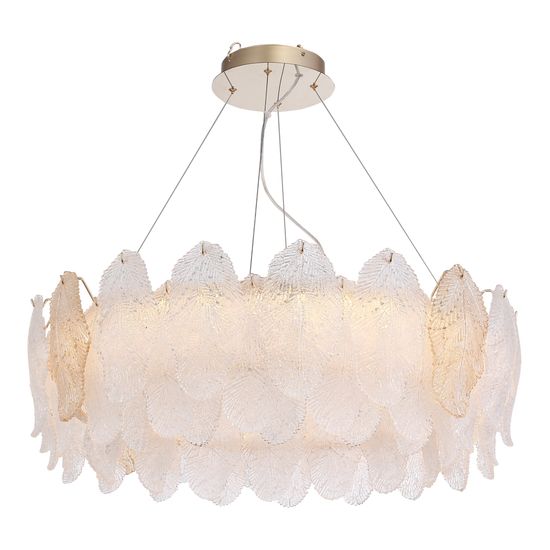 SL6135.223.01 Светильник подвесной ST-Luce золото/прозрачный, янтарный LED 1*56W 3000K LIGHTSOME