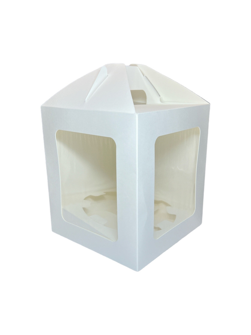 Упаковка с ложементом ForGenika JUMPL с окном белый 160*160*200 мм ST (25 шт./уп., 150 шт./кор.)