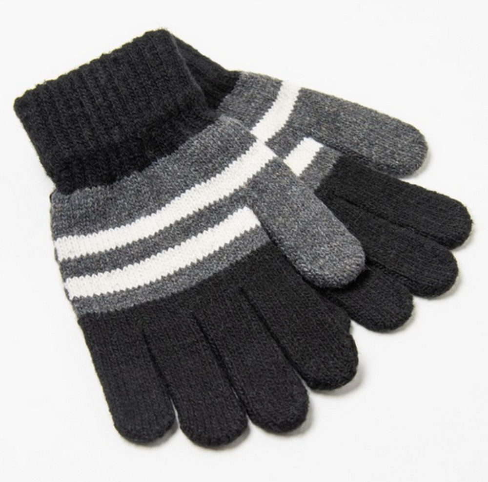 Перчатки детские, цвет чёрный, р. 18/ 9879966 Rossini, 1 шт.