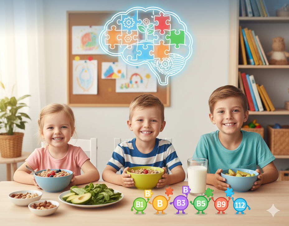 Витамины группы B для младенцев и детей раннего возраста