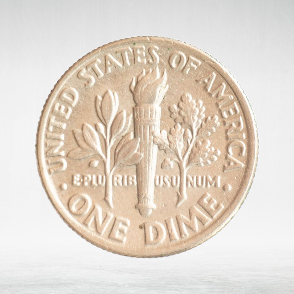 USA, 1 Dime, 1996 - Roosevelt Dime (P), XF