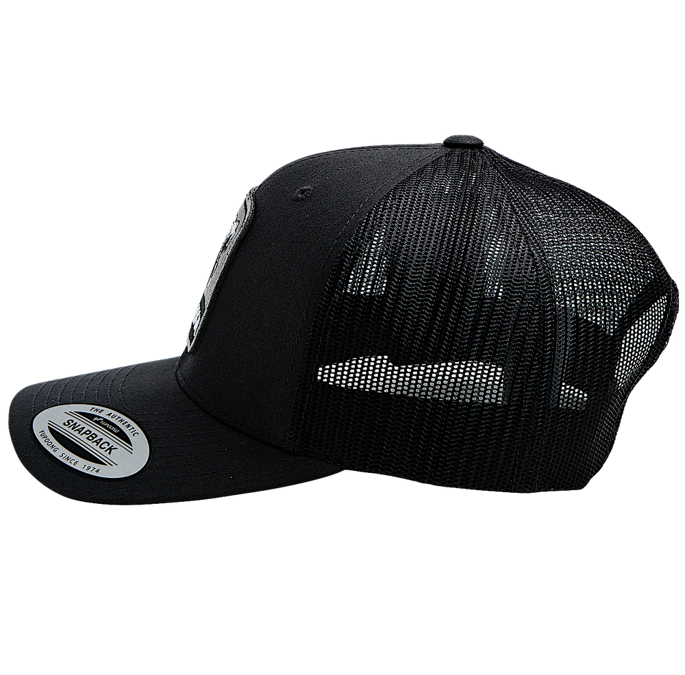 Бейсболка Narval Dichka! Roar Black&Grey с сеткой 6P -