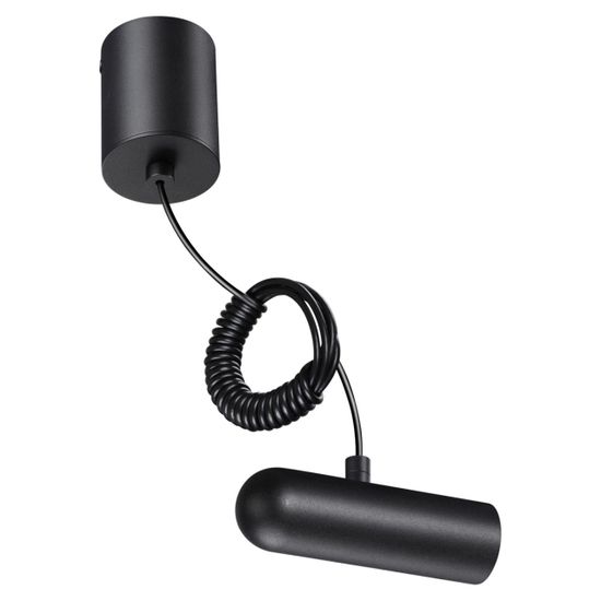 359385 KONST NT24 049 черный База накладная для ввода питания с заглушкой и проводом-подвесом (длина провода – 2м) IP20 48V GLAT