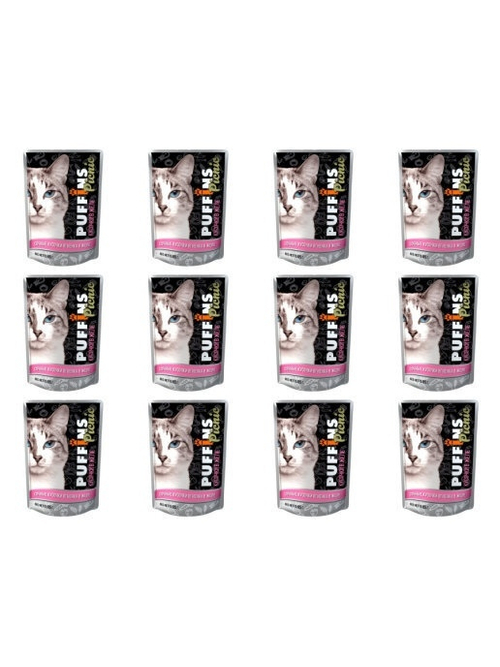 Puffins Picnic Влажный корм для кошек, ягненок в желе, 26 шт x 85 г