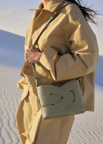 Сумка Polene NODDE EDITION SMOOTH OLIVE