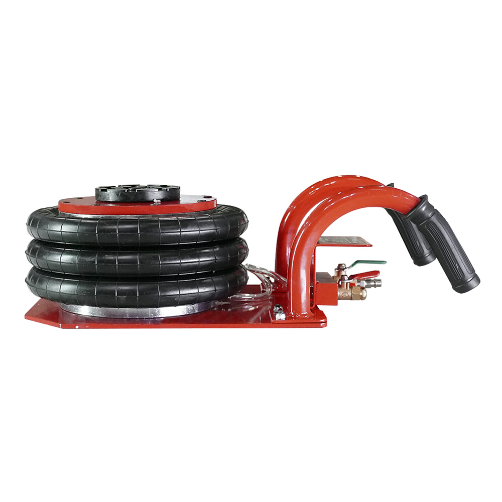 WDK-81813A Домкрат пневматический 3т, 145-440 мм, с короткими ручками