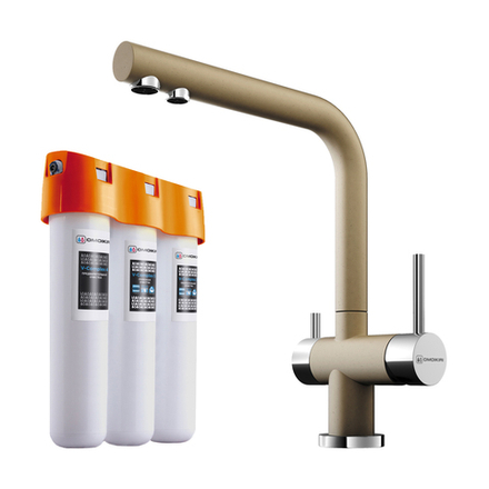 Купить Комплект смеситель+фильтр Nagano-CH + Pure drop Lite