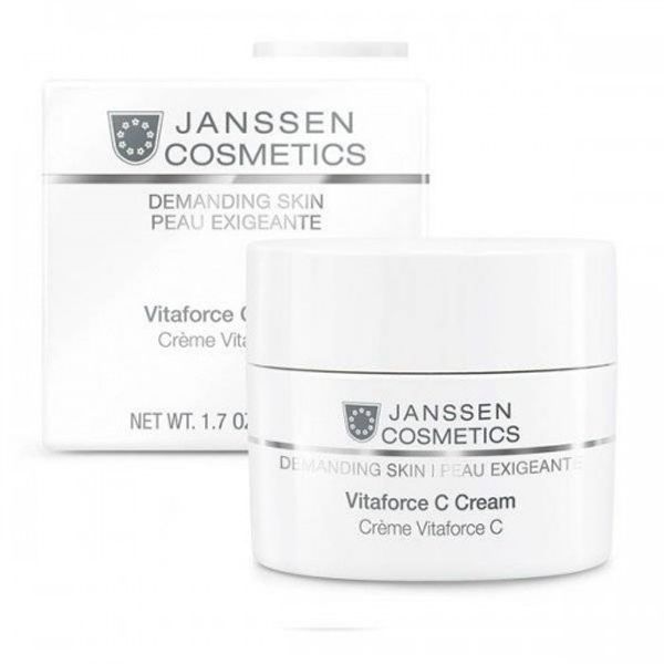 Регенерирующий крем для сухой кожи Vitaforce C Cream, Demanding Skin, Janssen Cosmetics, 50 мл