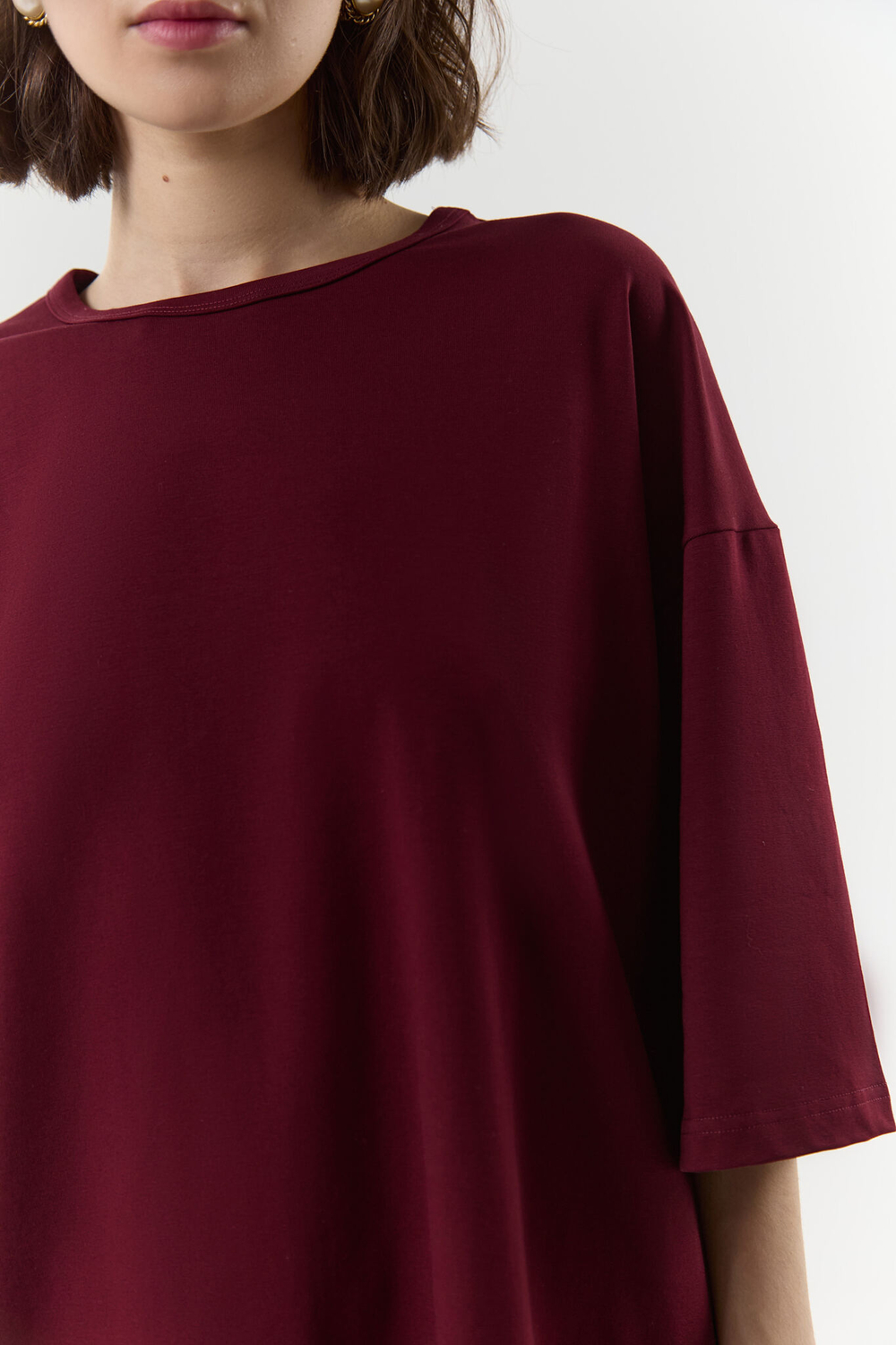 Футболка объемного кроя