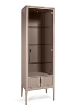 МИРАНО Шкаф-витрина ГМ 1631Е (КАКАО)