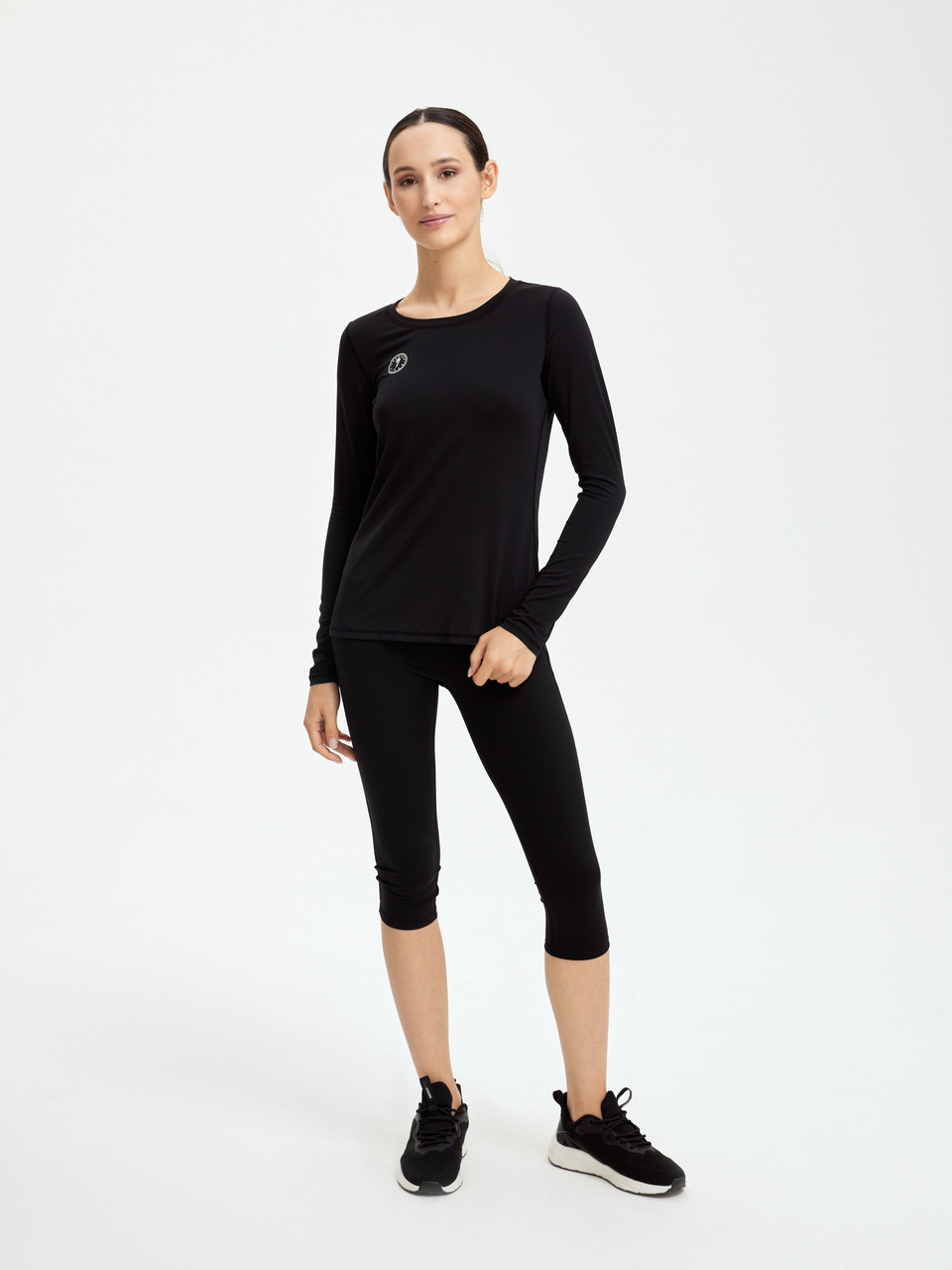 W14110V-BB232 Футболка с длинными рукавами женская фото 3