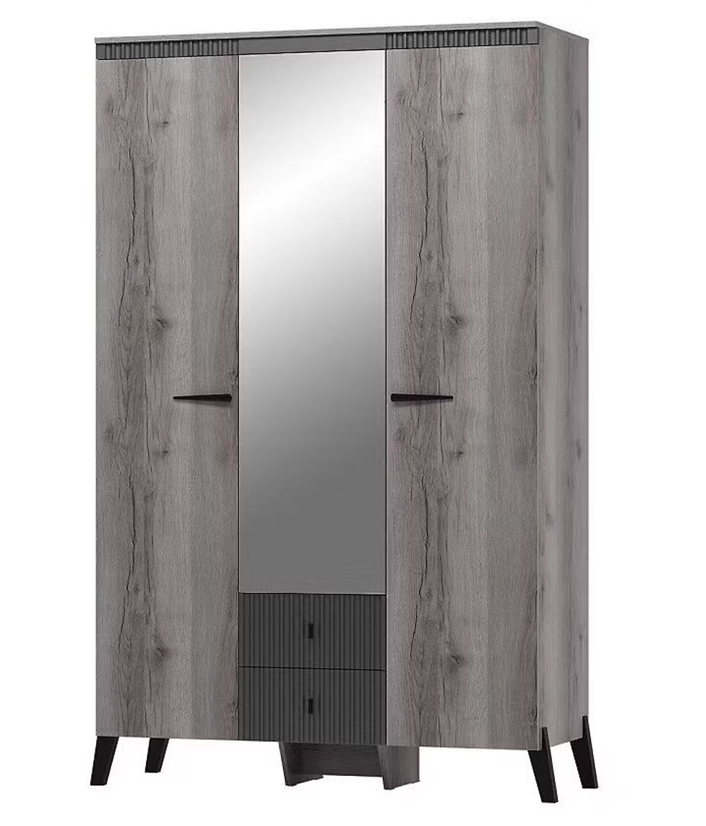 Ольга-3 Шкаф 3-х дв.с ножками