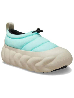Кроссовки Crocs Overpuff Shorty Aquamarine
