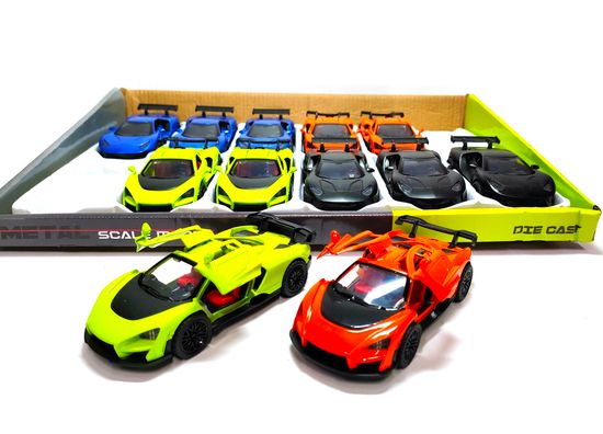 Машинки спорт металл с инерцией