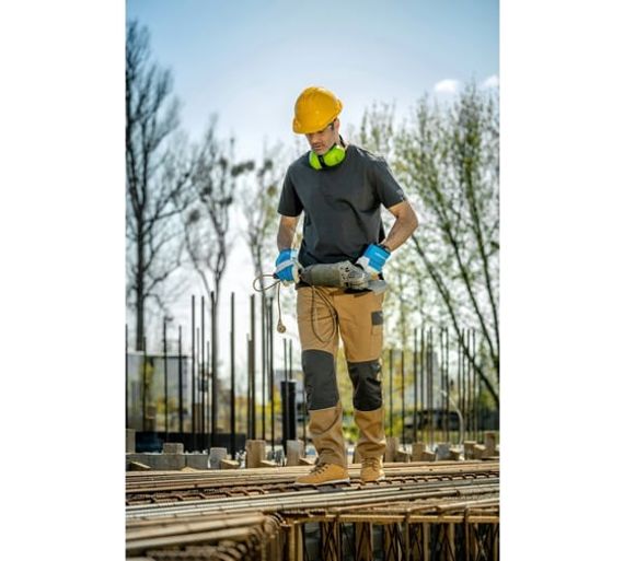 Брюки рабочие бежевые EDGAR Högert, арт. HT5K276