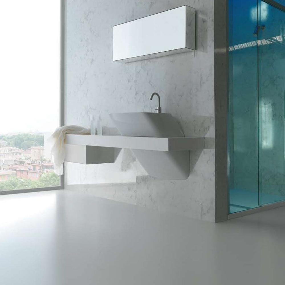 Полупьедестал AXA Atmosfere 138 для раковины 50см белый 2350101