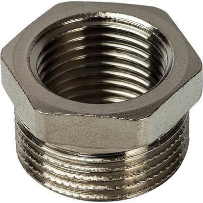 STOUT Футорка 3/8"ВР-1/4"НР, никелированная латунь (SFT-0029-003814)