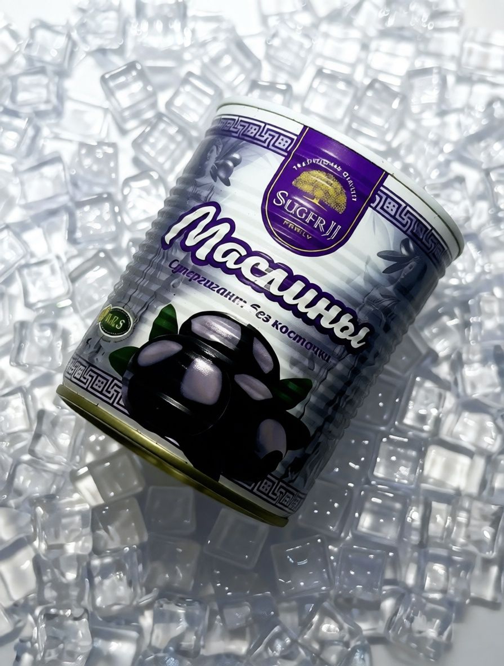 Маслины Супергигант без косточки 825г