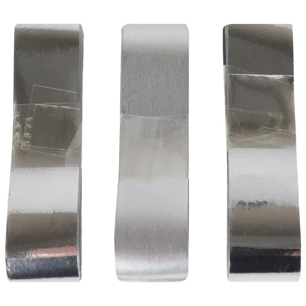 Ленты декоративные набор для оформления подарков Серебрянный, 1х9,5