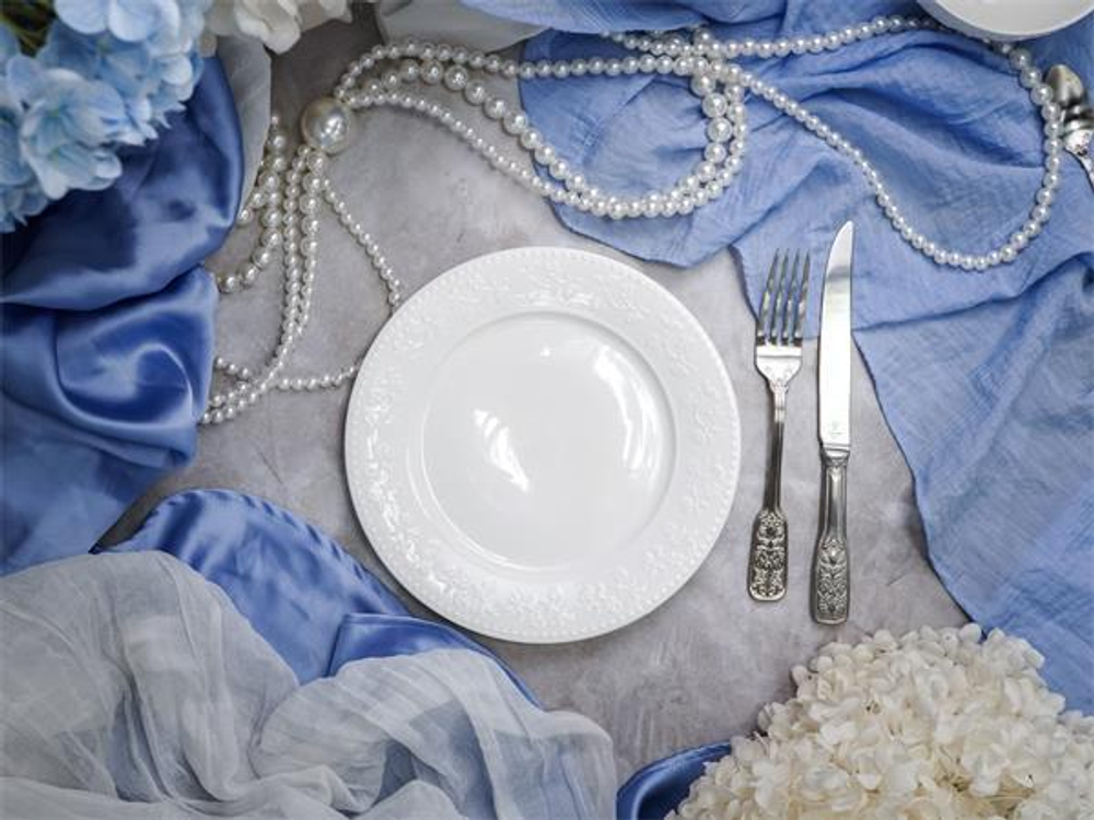 Тарелка мелкая d 21 см h 1,9 см, фарфор, Primavera