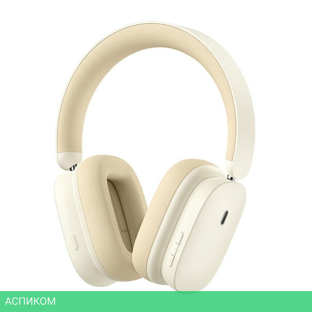 Наушники Baseus Bowie H1 Noise-Cancelling Creamy White (NGTW230202)
