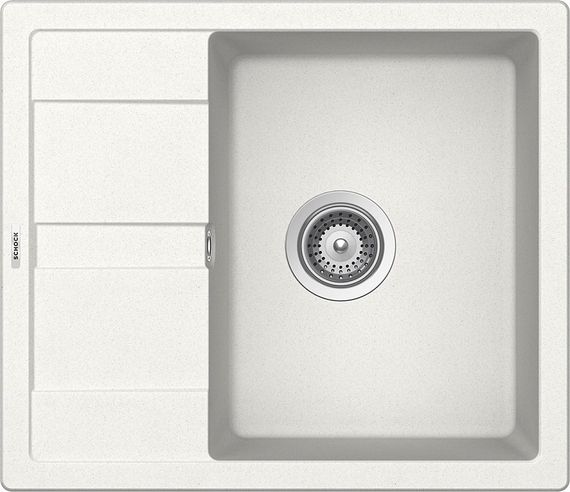 Мойка SCHOCK Optima 45D Cristalite 580х500 альпина