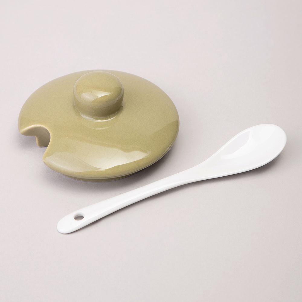 САХАРНИЦА С ЛОЖКОЙ AGNESS "FLOWER STORY" 10*9,5 СМ 300 МЛ (КОР=36ШТ.)