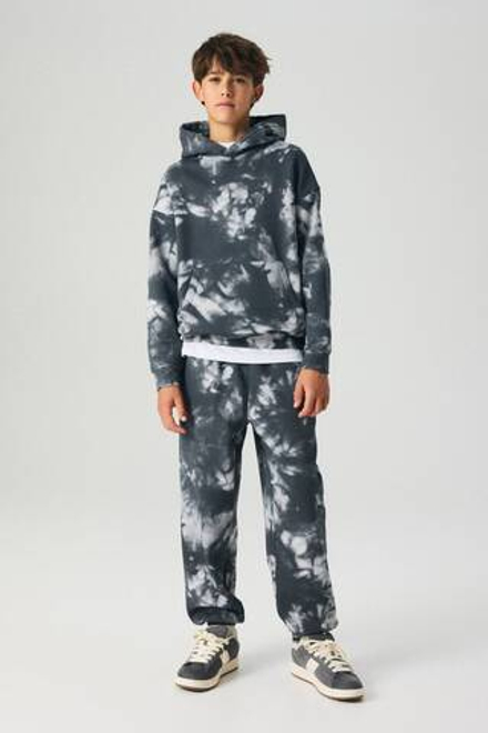 H&M Комплект из толстовки с капюшоном и брюк-джоггеров, серый