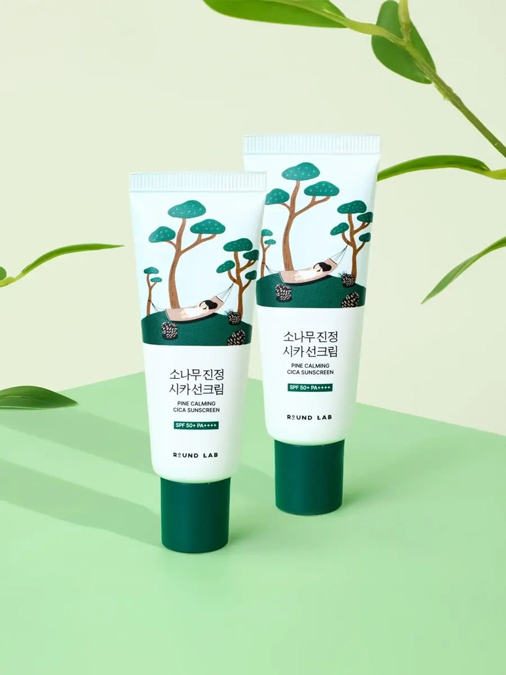 Round Lab Солнцезащитный крем с сосной и центеллой для проблемной кожи SPF50 Pine Calming Cica Sunscreen 40 мл