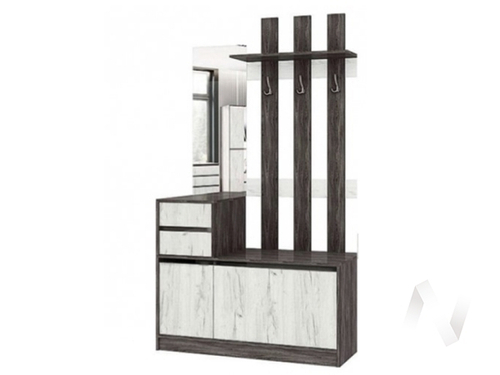 Прихожая секция №14 НКМ Милана (ясень анкор/дуб эльза)