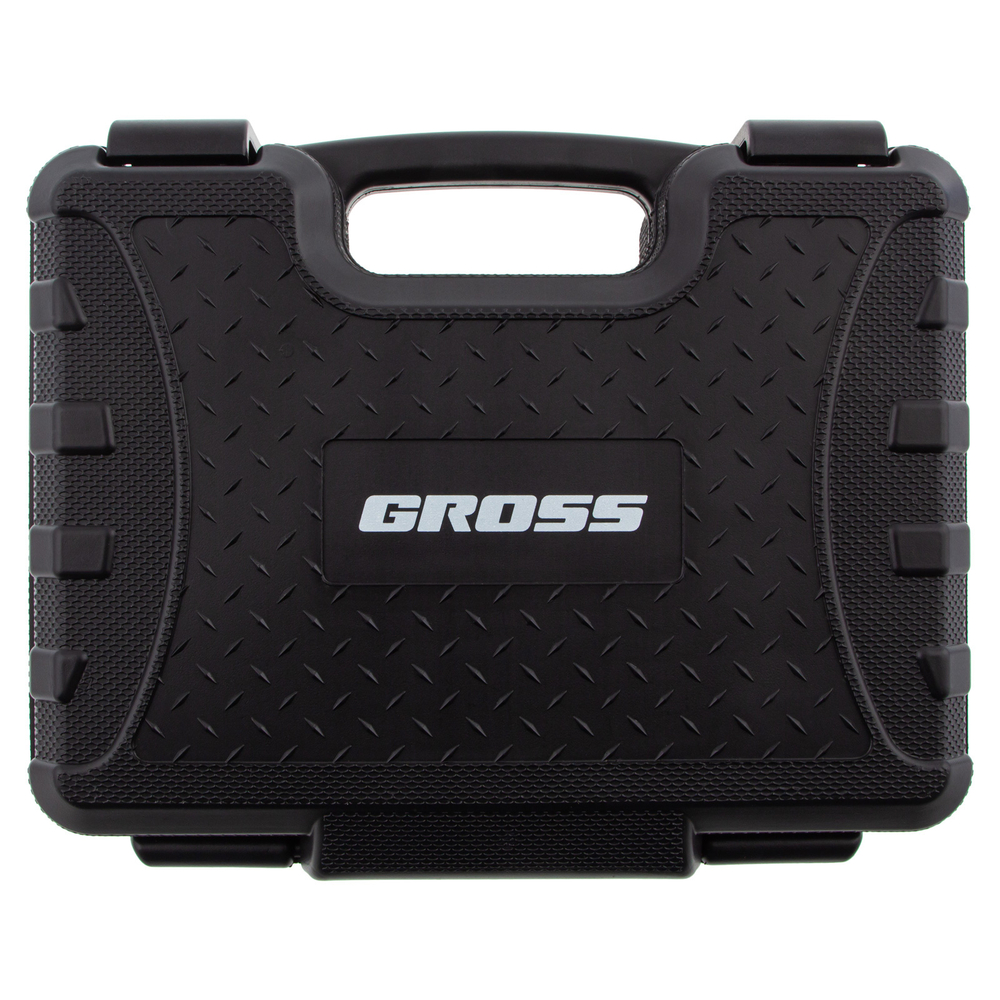 Гайковерт пневматический ударный G985K2, 1/2, 610Нм 9000 об/мин, с набором 17 предметов Gross