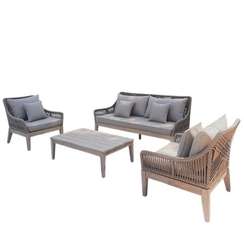 Комплект уличной мебели Pelican, массив акации, алюминий