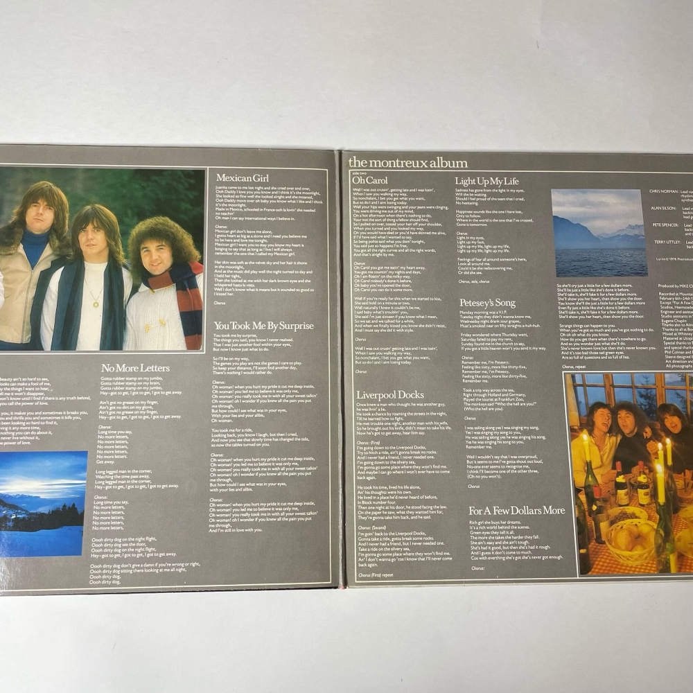 Винтажная виниловая пластинка LP Smokie The Montreux Album (Germany 1978)