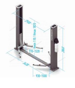 NORDBERG (N4124AM-4,5G) Подъемник 2-стоечный 4,5 т, 380 В, серый
