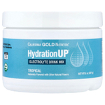 California Gold Nutrition, Beverces, HydrationUP®, смесь для приготовления электролитического напитка с кальцием, калием, витамином C и витамином E, тропический вкус, 227 г (8 унций)